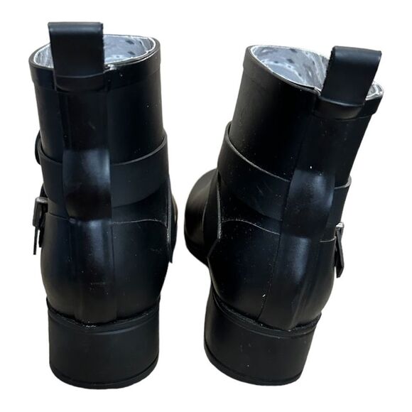 Lucky Brand rubber rain duck boots size 6 black - Picture 6 of 9